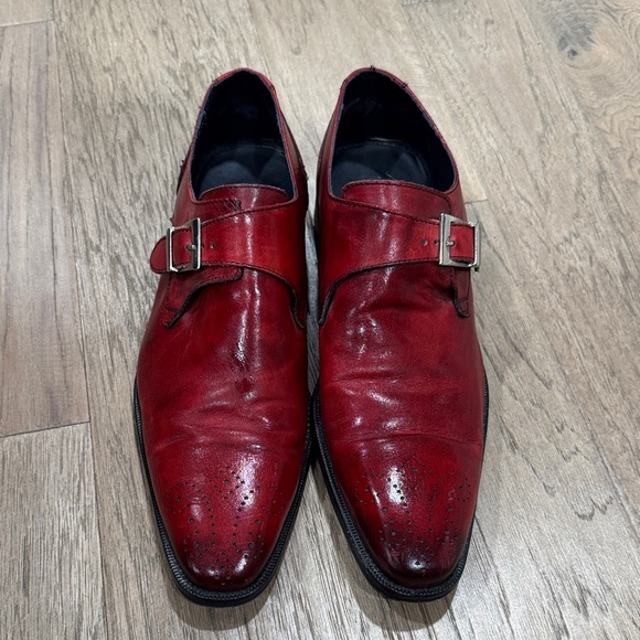 Duca by Matiste Men’s Garda Shoes Antique Red Size 10.5 - Picture 2 of 7